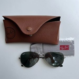 Ray Ban Aviators - Silver & Gunmetal